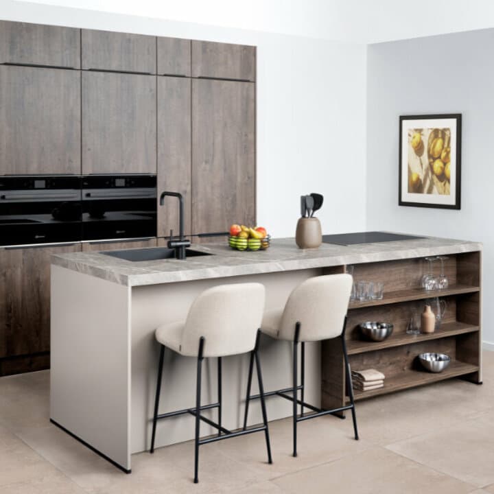 Keuken met bar